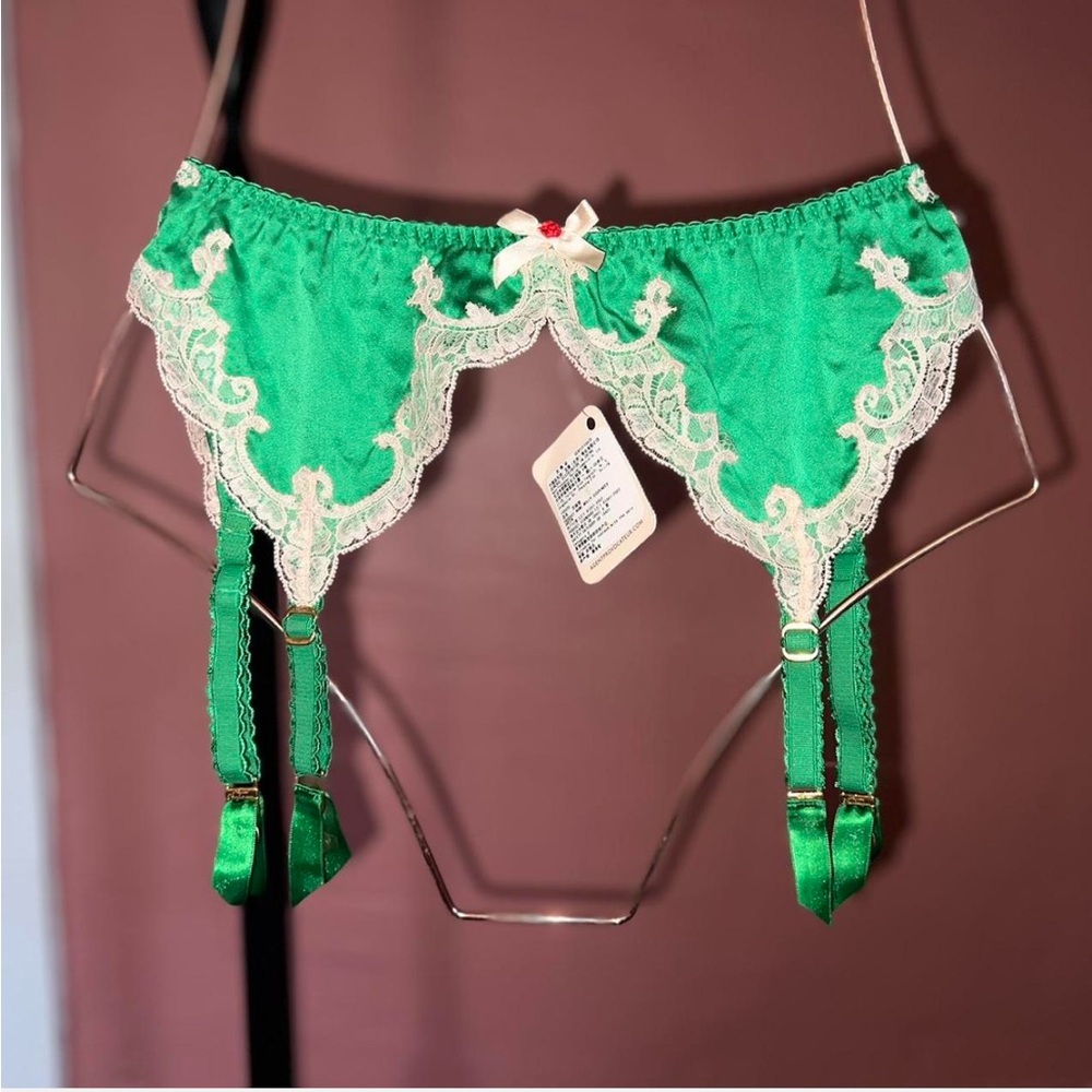 Agent Provocateur Molly Emerald Suspender size 4